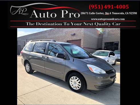 ***2005 TOYOTA SIENNA LE 1 OWNER CLEAN TITLE & CARFAX*** - cars &... for sale in Temecula, CA