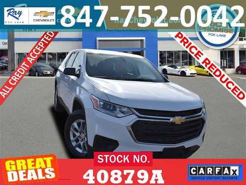 ✔️2020 Chevrolet Traverse LS FWD Certified ! Bad Credit Ok EMPLOYEE... for sale in Fox_Lake, IL