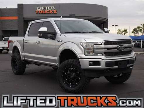 2018 Ford f-150 f150 f 150 PLATINUM 4WD SUPERCREW 5. 4 - Lifted... for sale in Glendale, AZ