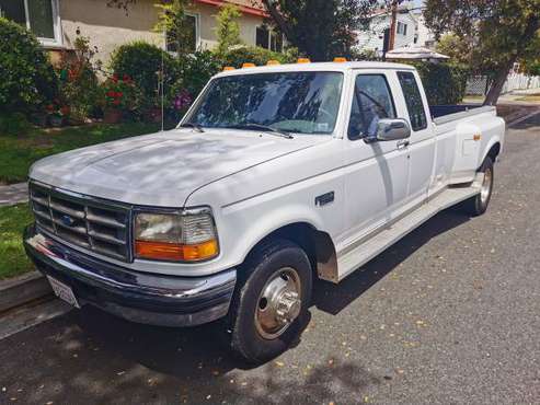 OBS 1996 Ford F-350 XLT 460 EXT Cab Dually low miles! - cars & for sale in Burbank, CA