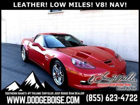 2007 Chevrolet Corvette Z06 Leather! Low Miles! V8! Nav! for sale in Boise, ID