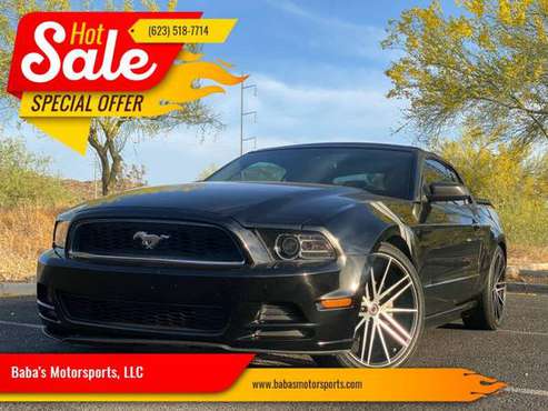 2014 FORD MUSTANG 3 7L V6 CLEAN CARFAX CONVERTIBLE - cars & for sale in Phoenix, AZ