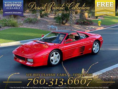 1990 Ferrari 348 TS Targa 19k Miles 5 Speed Gated Shifter Ferrari for sale in Palm Desert , CA