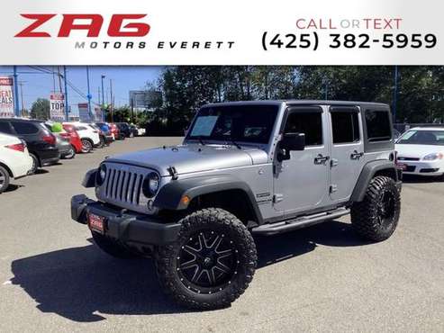 2017 Jeep Wrangler Unlimited - cars & trucks - by dealer - vehicle... for sale in Everett, WA