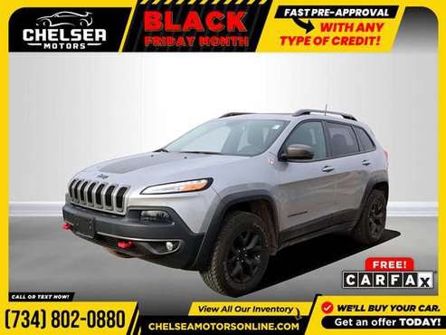 $350/mo - 2016 Jeep *Cherokee* *Trailhawk* - Easy Financing! - cars... for sale in Chelsea, MI