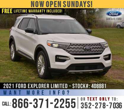 2021 Ford Explorer Limited SAVE Over 1, 000 off MSRP! - cars for sale in Alachua, FL