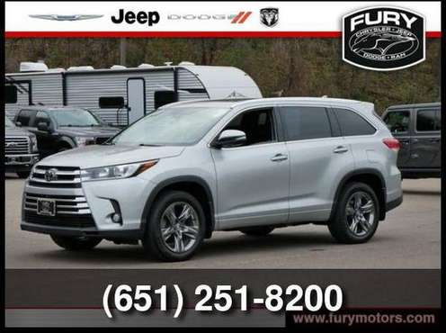 2018 Toyota Highlander Limited - - by dealer - vehicle for sale in South St. Paul, MN