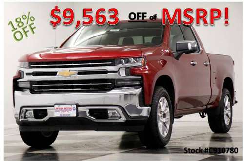 NEW $7063 OFF MSRP! *SILVERADO 1500 LTZ DOUBLE CAB 4X4* 2019 Chevy for sale in Clinton, IA