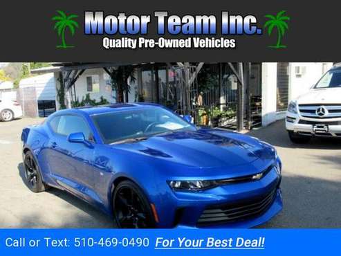 2017 Chevy Chevrolet Camaro 2dr Cpe 1LT Blue GOOD OR BAD CREDIT! -... for sale in Hayward, CA