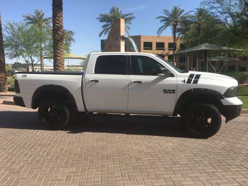 2015 RAM 1500 CREW CAB LARAMIE Custom Lift and EXHAUST! - cars & for sale in Scottsdale, AZ