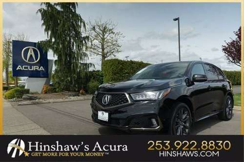 2019 Acura MDX AWD All Wheel Drive SUV w/Technology/A-Spec Pkg for sale in Fife, WA