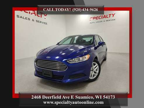 2016 Ford Fusion SE! FWD! 24cty/36hwy MPG! New Tires! Bckup Cam! for sale in Suamico, WI