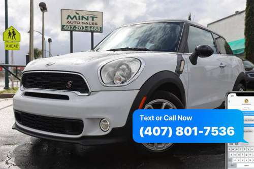 2015 MINI Paceman Cooper S Instant Approvals! Minimal money down! -... for sale in Orlando, FL
