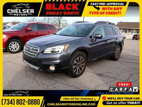 $302/mo - 2015 Subaru Outback 3.6R Limited AWD Wagon - Easy... for sale in Chelsea, MI