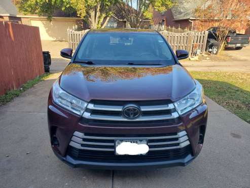 2017 Toyota Highlander LE - cars & trucks - by owner - vehicle... for sale in Mesquite, TX