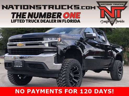 2020 CHEVY 1500 LT Crew Cab 4X4 LIFTED TRUCK - CLEAN CARFAX - cars & for sale in Sanford, FL