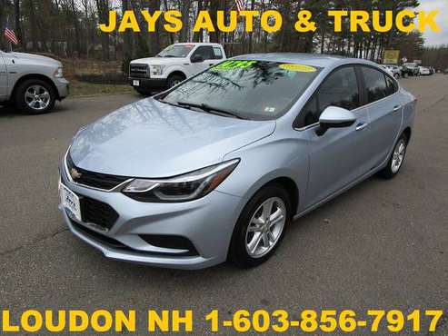 2017 CHEVROLET CRUZE LT ONLY 39K WITH FACTORY WARRANTY - cars & for sale in Loudon, NH