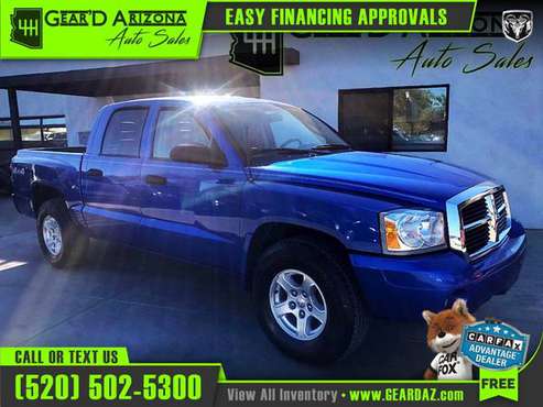 2007 Dodge DAKOTA for $7,495 or $115 per month! - cars & trucks - by... for sale in Tucson, AZ
