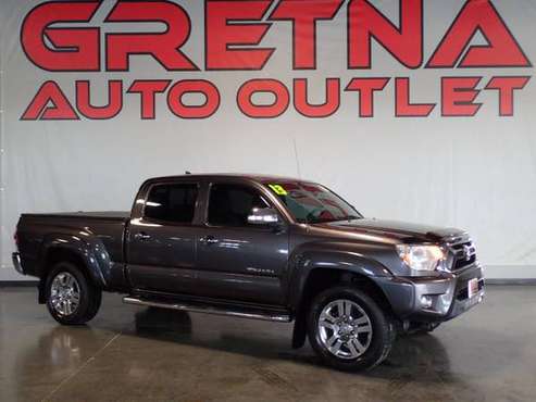2013 Toyota Tacoma 4x4 V6 4dr Double Cab 6.1 ft SB 5A, Gray for sale in Gretna, NE