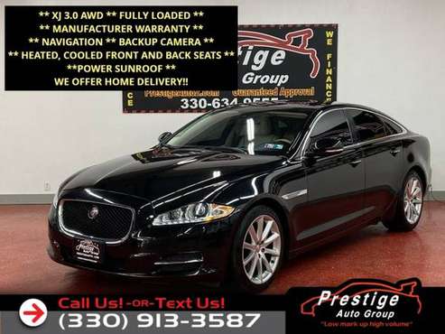 2014 Jaguar XJ 3 0 AWD - 100 Approvals! for sale in Tallmadge, OH