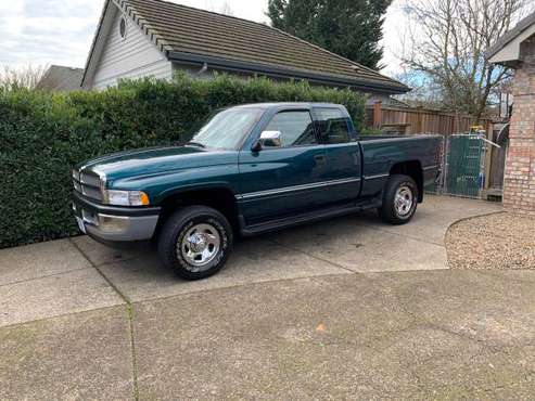 1996 Dodge Ram Club cab 4x4 1-Owner 56,000 Actual miles Excellent -... for sale in Eugene, OR