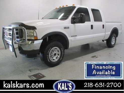 2003 Ford F250 Lariat 4x4 crew cab diesel truck for sale in Wadena, MN