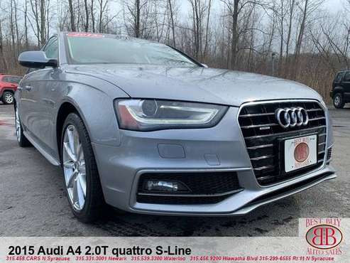 2015 AUDI A4 SLINE (EVERYBODY IS APPROVED) - - by for sale in Waterloo, NY