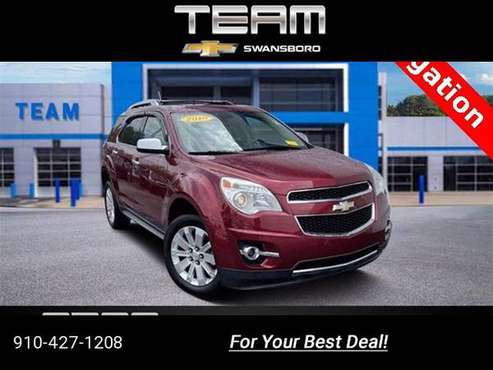 2010 Chevy Chevrolet Equinox LTZ suv Red - - by dealer for sale in Swansboro, NC
