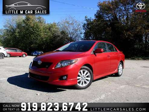 2010 Toyota Corolla S for only $7,995 - cars & trucks - by dealer -... for sale in Raleigh, NC