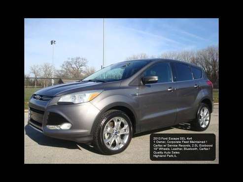 2013 Ford Escape SEL 4WD 4x4 Leather Heated Seats Bluetooth 1 Owner... for sale in Highland Park, WI