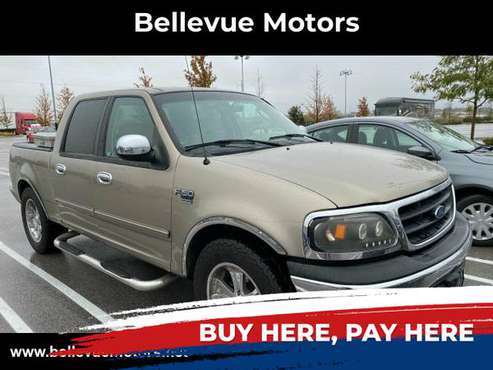 2002 F150 Crew Cab, $1000 Down - cars & trucks - by dealer - vehicle... for sale in Bellevue, NE