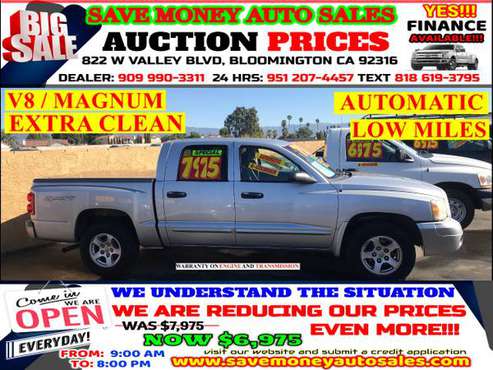 2006 DODGE DAKOTA V8>MAGNUM>CALL 24HR - cars & trucks - by dealer -... for sale in BLOOMINGTON, CA