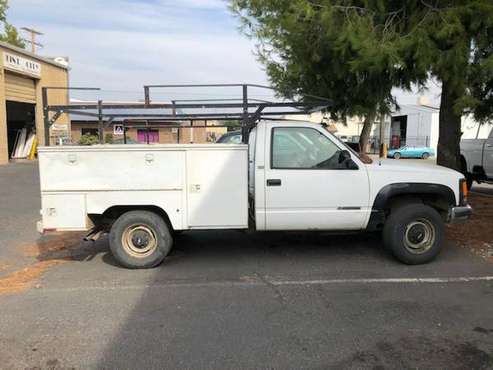 TWO UTILITY TRUCKS - cars & trucks - by owner - vehicle automotive... for sale in Redding, CA