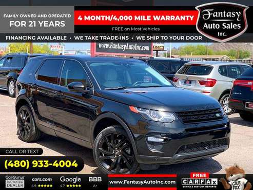 2016 Land Rover Discovery Sport AWDHSE LUX FOR ONLY 398/mo! - cars for sale in Phoenix, AZ