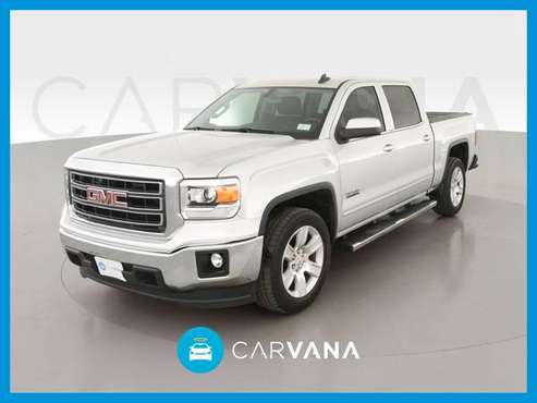 2015 GMC Sierra 1500 Crew Cab SLE Pickup 4D 5 3/4 ft pickup Silver for sale in Chicago, IL