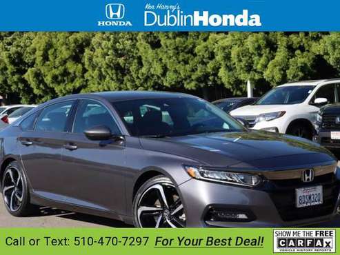 2018 Honda Accord Sport sedan - - by dealer - vehicle for sale in Dublin, CA