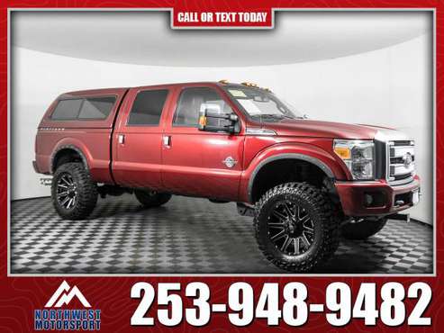 Lifted 2016 Ford F-350 Lariat Platinum 4x4 - - by for sale in PUYALLUP, WA