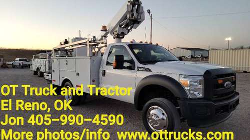 2011 Ford F-450 35ft Work Height Bucket Truck 6.8L Gas Altec AT200A... for sale in Oklahoma City, OK