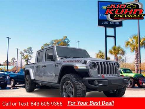 2020 Jeep Gladiator Rubicon pickup Silver - cars & trucks - by... for sale in Little River, SC
