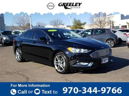 2017 Ford Fusion SE sedan - cars & trucks - by dealer - vehicle... for sale in Greeley, CO