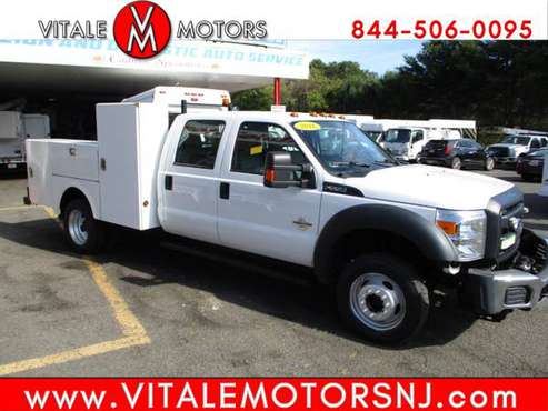 2016 Ford Super Duty F-550 DRW CREW CAB 4X4 SERVICE BODY, DIESEL for sale in South Amboy, CT