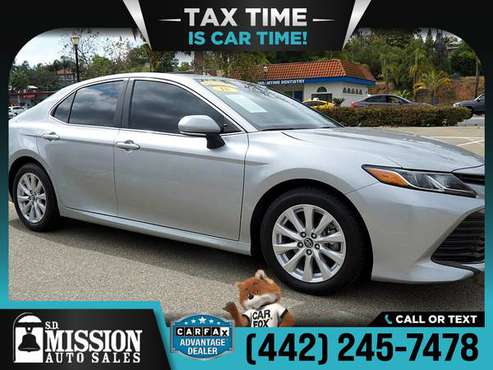 2018 Toyota Camry FOR ONLY 332/mo! - - by dealer for sale in Vista, CA