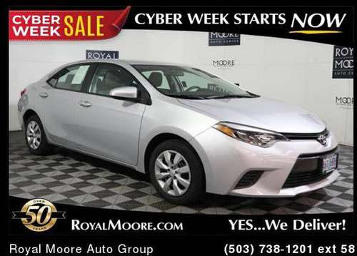 2016 Toyota Corolla LE EASY FINANCING!! - cars & trucks - by dealer... for sale in Hillsboro, OR