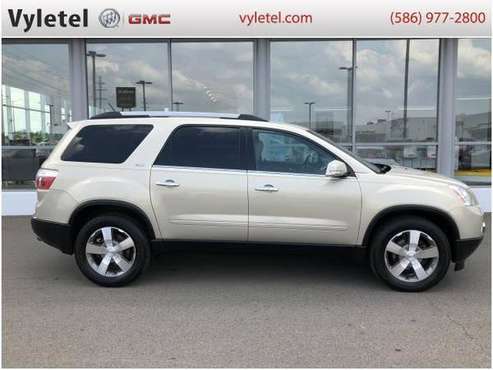 2010 GMC Acadia SUV FWD 4dr SLT1 - GMC Gold Mist Metallic for sale in Sterling Heights, MI