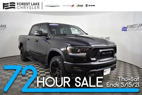 2020 Ram 1500 4x4 4WD Truck Dodge Rebel Crew Cab for sale in Forest Lake, MN