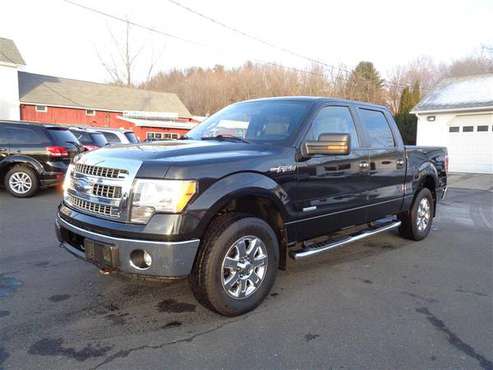 2013 Ford F-150 Super crew XLT 4x4 one owner 90K-western for sale in Southwick, MA