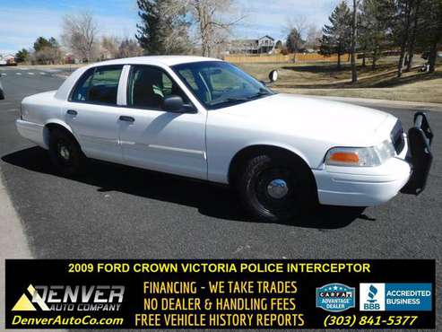 2009 Ford Crown Victoria / POLICE INTERCEPTOR / PUSH BAR! - cars &... for sale in Parker, CO