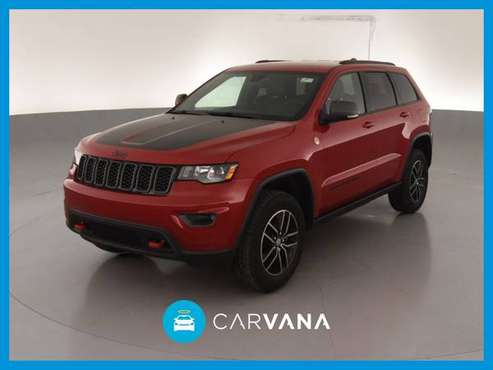 2018 Jeep Grand Cherokee Trailhawk Sport Utility 4D suv Red for sale in NEWARK, NY