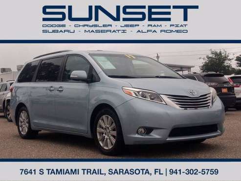 2017 Toyota Sienna Limited LOADED All the Toys Low 29K Miles CarFax! for sale in Sarasota, FL