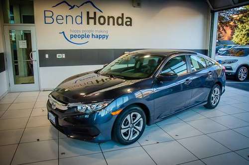 2016 Honda Civic Certified 4dr CVT LX Sedan - cars & trucks - by... for sale in Bend, OR
